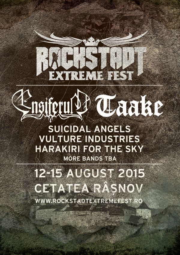 Noi confirmari la Rockstadt Extreme Fest 2015!